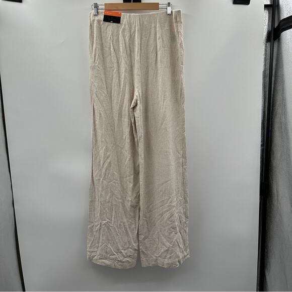 Worthington Natural Beige High Rise Wide Leg Dress Pants Size 10 NEW‎ - Picture 4 of 11